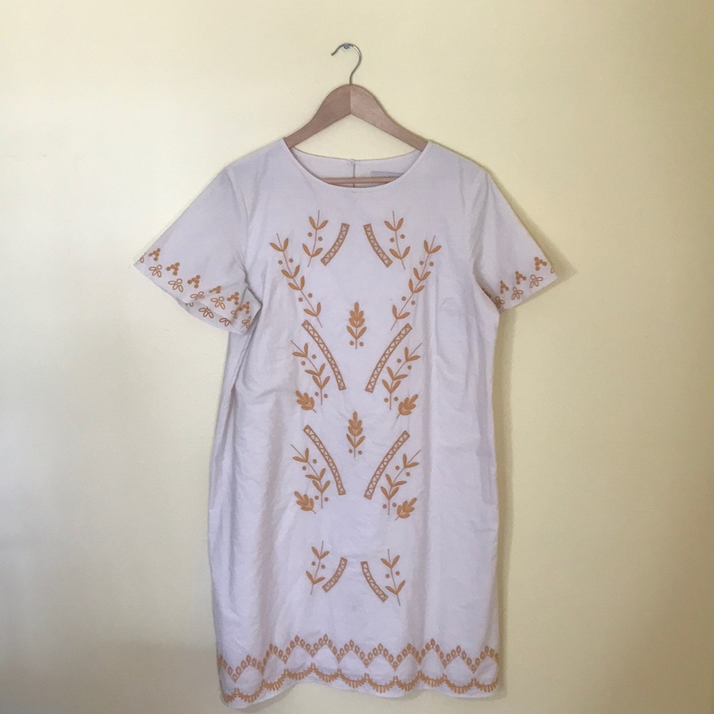 LOFT Woven Detailed Dress